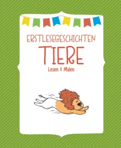 Lesen und Malen Buch mit Tieren