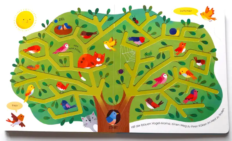 Kinderbuch Fingerspuren Labyrinthe
