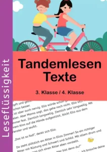 Material Leseflüssigkeit Grundschule: Texte Tandemlesen