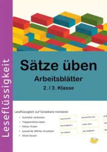 Material Leseflüssigkeit Grundschule: Sätze üben