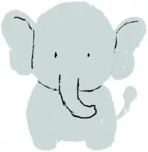 Stofftier Elefant