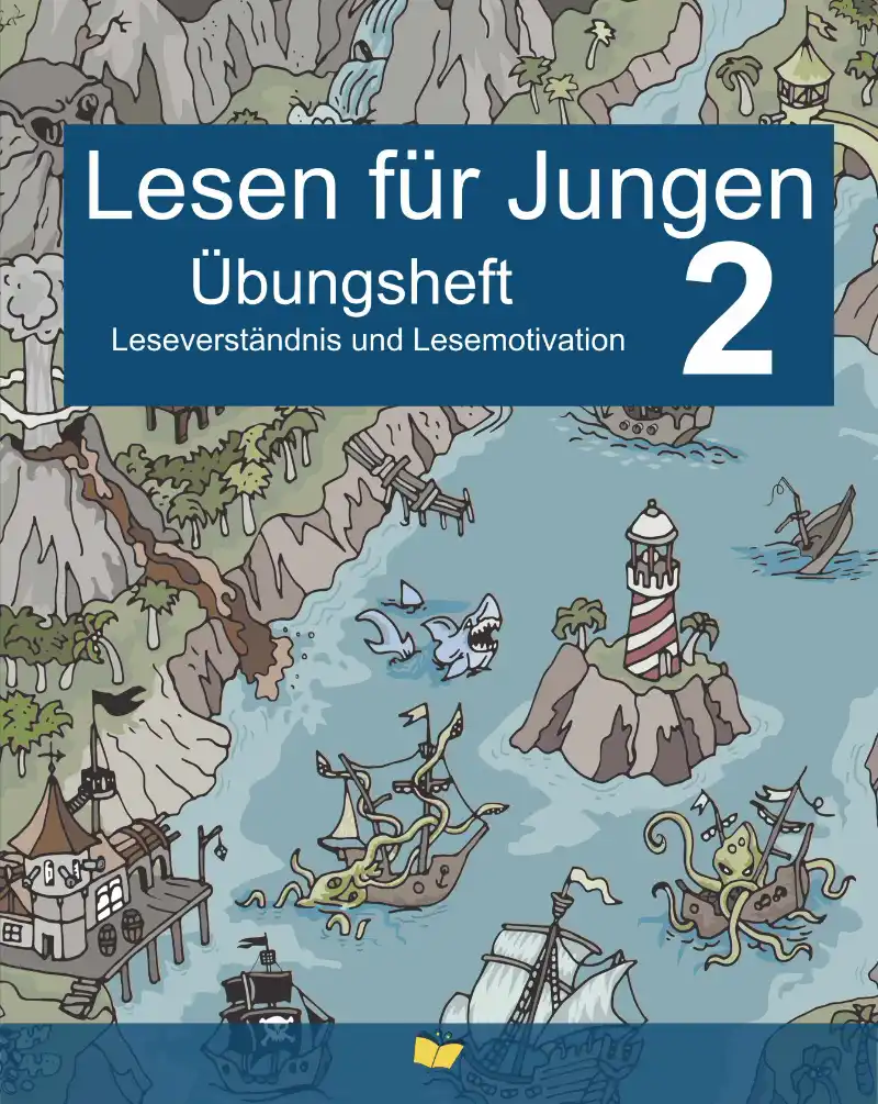 Buchcover: Lesen für Jungen 2. Übungsheft Leseverständnis und Lesemotivation