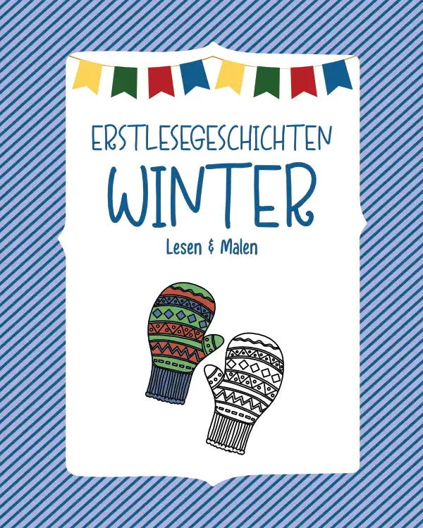 Buchcover: Erstlesegeschichten Winter. Lesen und Malen