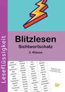 Material Leseflüssigkeit 3. Klasse Blitzlesen Sichtwortschatz