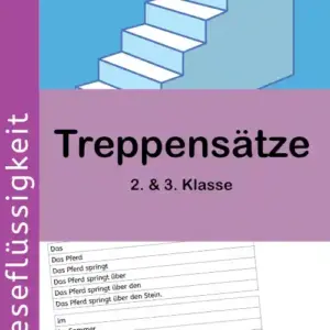 Treppensätze – Leseflüssigkeit