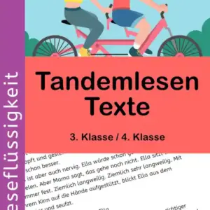 Tandemlesen – Texte: 3. / 4. Klasse