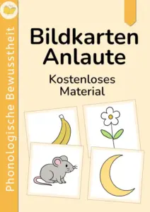 Cover: kostenloses Material Bildkarten Anlaute