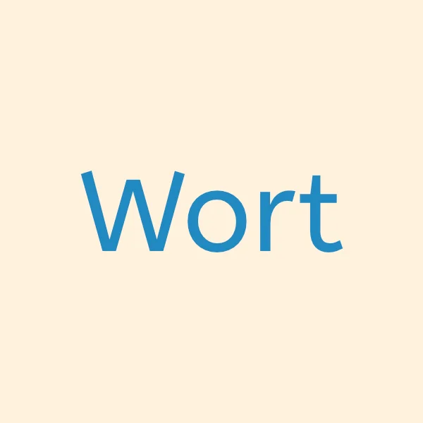 Wort als Symbol für Wortverstehen